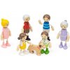 Bigjigs Toys Sada bábik do domčeka Rodina