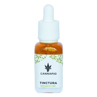 Cannapio CBD Tinctura Focus 6% prírodná full-spectrum olej 30 ml