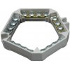 SEZ Káblová svorkovnica 6303-15/S, 660 V, IP00, 4 mm2, sivá, 95 x 95 x 16 mm