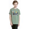 Detské tričko Meatfly Skejters olivová 158