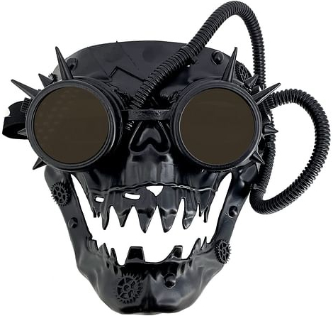 MOM Fun Company Maska Steampunk Mechanická lebka