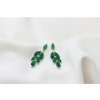 JOHAN, TAI PEI Kamienkové náušnice Green Shiny