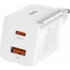 NONAME Baseus CCSUPP-E02 Super Si Quick Nabíječka USB + USB-C 30W White