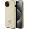 Guess Strass Metal Logo kryt na iPhone 15 (GUHCP15SPS4DGPD) - zlatý
