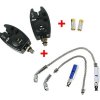 NGT 2x Hlásič Bite Alarm VX2 + 2x Řetízkový Swinger + 2x baterky