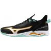Pánska halová obuv Mizuno Wave Mirage 5 Black/Tangelo/Ice Green EUR 47