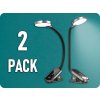 Baseus nabíjateľná mini lampička s klipom, 3W, 350mAh, 5V, 4000K/2-PACK! [DGRAD-0G]