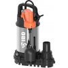 IBO Drenážne čerpadlo FLOW low INOX 0,25, ponorné čerpadlo na čistú vodu, 250W, 10800 l/h, nerezové