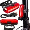 ZADNÁ CYKLISTICKÁ LAMPA LED KABEL USB 120 lm AKUMULÁTOR 650 OTÁČANIE 360 STUPŇOV