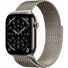 Apple Watch Series 11 GPS + Cellular 46mm Natural Titanium Case with Natural Milanese Loop - S/M, MFCY4WF/A