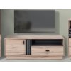 TV skrinka Almo, 125 cm, dub estana/antracit