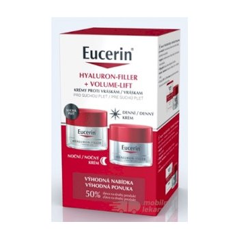 Eucerin elasticity Filler denný krém 50 ml + nočný krém 50 ml darčeková sada