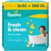 Pampers Fresh Clean 5 x 52 ks