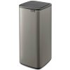 Brabantia Sivý dotykový oceľový odpadkový kôš 30 l Bo Touch