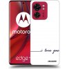 Picasee silikónový čierny obal pre Motorola Edge 40 - Milujem ťa