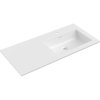 MEXEN - Otis umývadlo zapustené do dosky pravá 101 x 46,5, biela lesk 25181000P