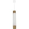 Milagro | Luster na lanku Marble white/brass 1xGU10/8W/230V | MI1091