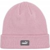 Detská zimná čiapka Puma, CLASSIC CUFF BEANIE JR MAUVED OUT Ružová,Biela,Sivá UNI