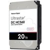 WD Ultrastar DC HC560 - Pevný disk - šifrovaný - 20 TB - interní - 3.5 - SATA 6Gb/s - 7200 ot/min. - vyrovnávací paměť: 512 MB - Self-Encrypting Drive (SED), TCG Enterprise