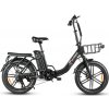 Elektrický bicykel SAMEBIKE CY20 Pro Farba: Čierna