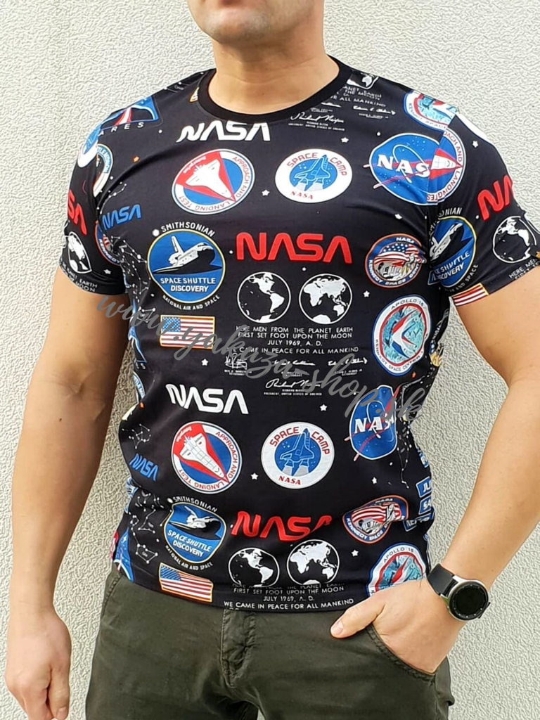 Alpha Industries NASA AOP T black tričko pánske​​​​​​​ čierne od 44,9 € -  Heureka.sk
