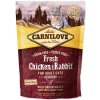 CARNILOVE Fresh Chicken & Rabbit Gourmand for Adult cats 400g