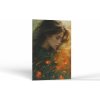 Portréty Dievča a letné kvety | Obraz na dreve Rozmery: 40x60