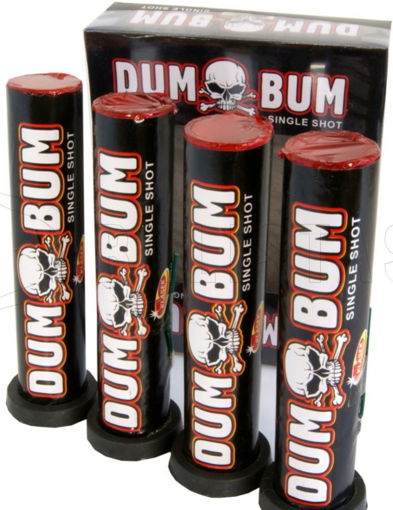 Guľôčkové bomby Single Shots DUM BUM 30 mm 4 ks