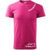 FOOTBALL nápis šikmo - Klasické pánske tričko vyššej gramáže - L ( Purpurová )