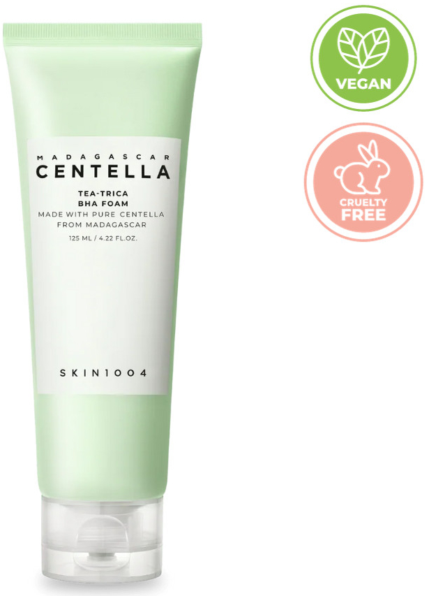 SKIN1004 Madagascar Centella Tea-Trica BHA Foam hĺbkovo čistiaca pena pre problematickú pleť akné 125 ml