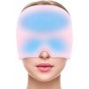 Uvtech Migraine-1 Chladivá gélová maska na tvár Růžová