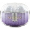 Guess Bluetooth slúchadlá GUTWSHDGKEEU TWS + dokovacia stanica fialová Glitter Gradient (GUTWSHDGKEEU)