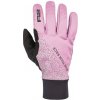 Zateplené rukavice na bežky a bicykel R2 NEXA ATR60D Pudrová ružová / Čierna Velikost: S