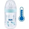 NUK Dojčenská fľaša Nature Sense s kontrolou teploty modrá Polypropylen 260 ml