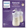 Avent flaša Natural Response priehľadná cumlík s ventilom AirFree 125 ml 1x2 ks
