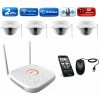Amiko Wifi 4 kamerový set, FullHD 2Mpix, Dome (3200K4) (Amiko)