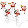 Solight LED okenní řetěz Santa 6x LED přísavný 120cm 2x AA 1V251