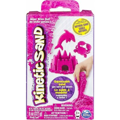 Spin Master Kinetic Sand základní krabice s pískem různých barev růžová 227 g