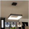 | Brilagi - Závesný stmievateľný LED luster na lanku FALCON II LED/80W/230V 40x40 cm čierna + diaľkové ovládanie | BRDC2669-400/CR