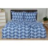 Bavlnené obliečky PLUS 4dielne ANEMA modré