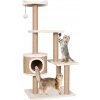 vidaXL Škrabadlo pre mačky so stĺpikom 123 cm