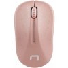 NATEC bezdrôtová optická myš TOUCAN 1600 DPI, pink NMY-1652