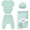 3-dielna dojčenská súpravička do pôrodnice New Baby I AM mätová 62 (3-6m)