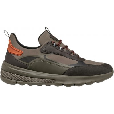 Geox U SPHERICA ACTIF khaki hnedá oranžová