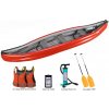 Gumotex Scout Standart SET 3 kanoe (v cene 2x pádlá, 2x vesty, pumpa, vak, lepenie) + zľava 1000,- na príslušenstvo - zeleno-šedá loď