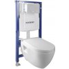 Aqualine WC SADA závesné WC Nera s nádržkou a tlačidlom Geberit, do sadrokartónu SPH WC-SADA-16
