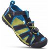 DETSKÉ SANDÁLE KEEN SEACAMP II BLACK BRILLIANT BLUE 38 1022984