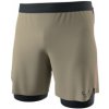 Dynafit ALPINE PRO 2/1 SHORTS M rock khaki 3010 XL; Zelená kraťasy