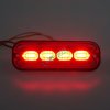 PREDATOR 4x4W LED, 12-24V, červený, ECE R10