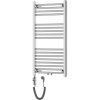 Mexen Mars, elektrické vykurovacie teleso 900x500 mm + vykurovacia tyč 300 W, chrómová, W110-0900-500-2300-01